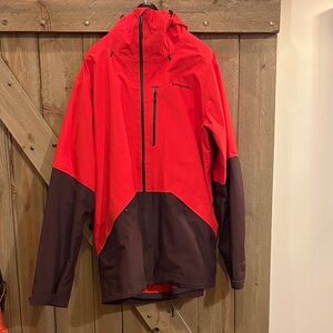 Patagonia XL Men's Red and Brown winter shell jacket